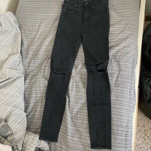 Black Denim Skinny Jeans